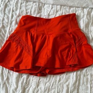 FP Movement by Free People Bright Red Athletic Skort